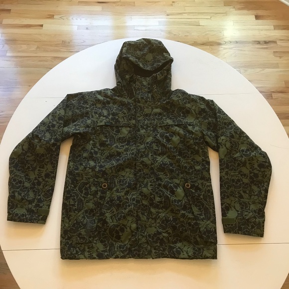 VANS GREEN SKULL CAMO SNOW BOARDING / SKI JACKET - Picture 3 of 16